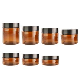 Cosmetic Plastic Cream Jars Customizable for Lotions Essences