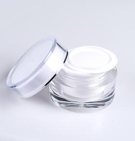 High End Acrylic Cream Container Plastic Eye Face Cream Jar