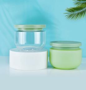 HDPE Plastic Container Body Scrub Jar For Cosmetics Packaging