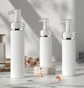 OEM Plastic Lotion Bottles with Pump for Skincare Packaging