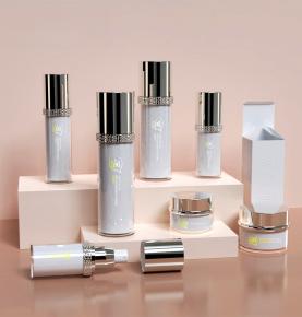 Wholesale Custom PS Skin Care Set Plastic Lotion Bottles Packaging